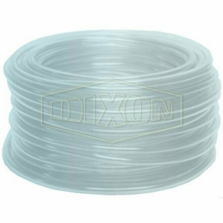 DIXON Tubing, 5/16 in ID x 7/16 in OD x 100 ft L, PVC, Domestic CL0507